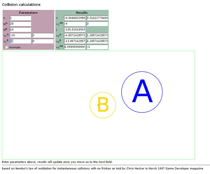 Collision Calc