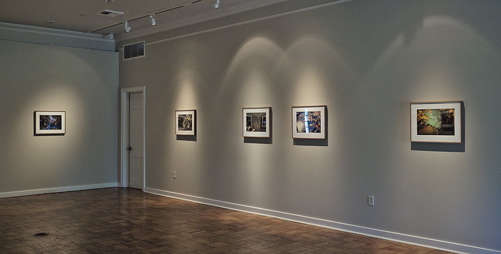 Frozen Period installation view - east wall with portion of north wall