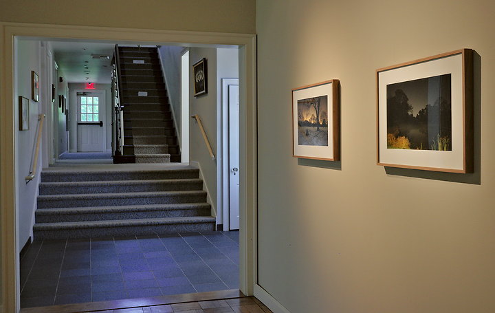 Frozen Period installation view - portion of north wall and permanent installation