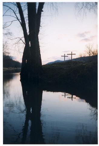 Crosses by Delaware River