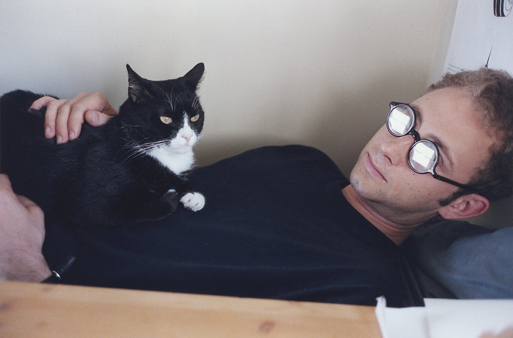 Elijah with Cat