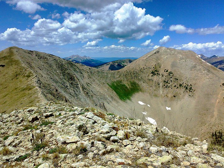 Monkey Mountain ridge (facing north)