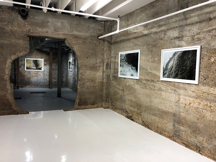 Falling Water at Tops Gallery (install view)